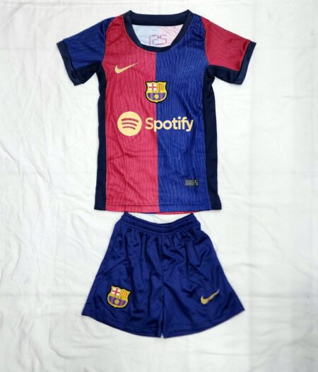 barcelona home jersey 24/25 kids set