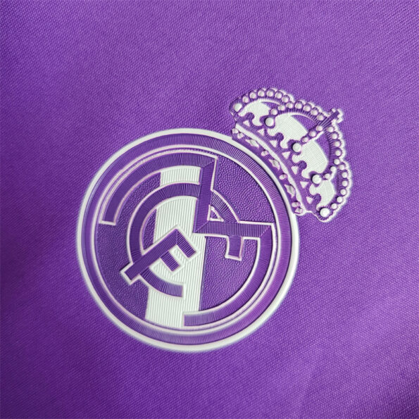 real madrid logo in white design